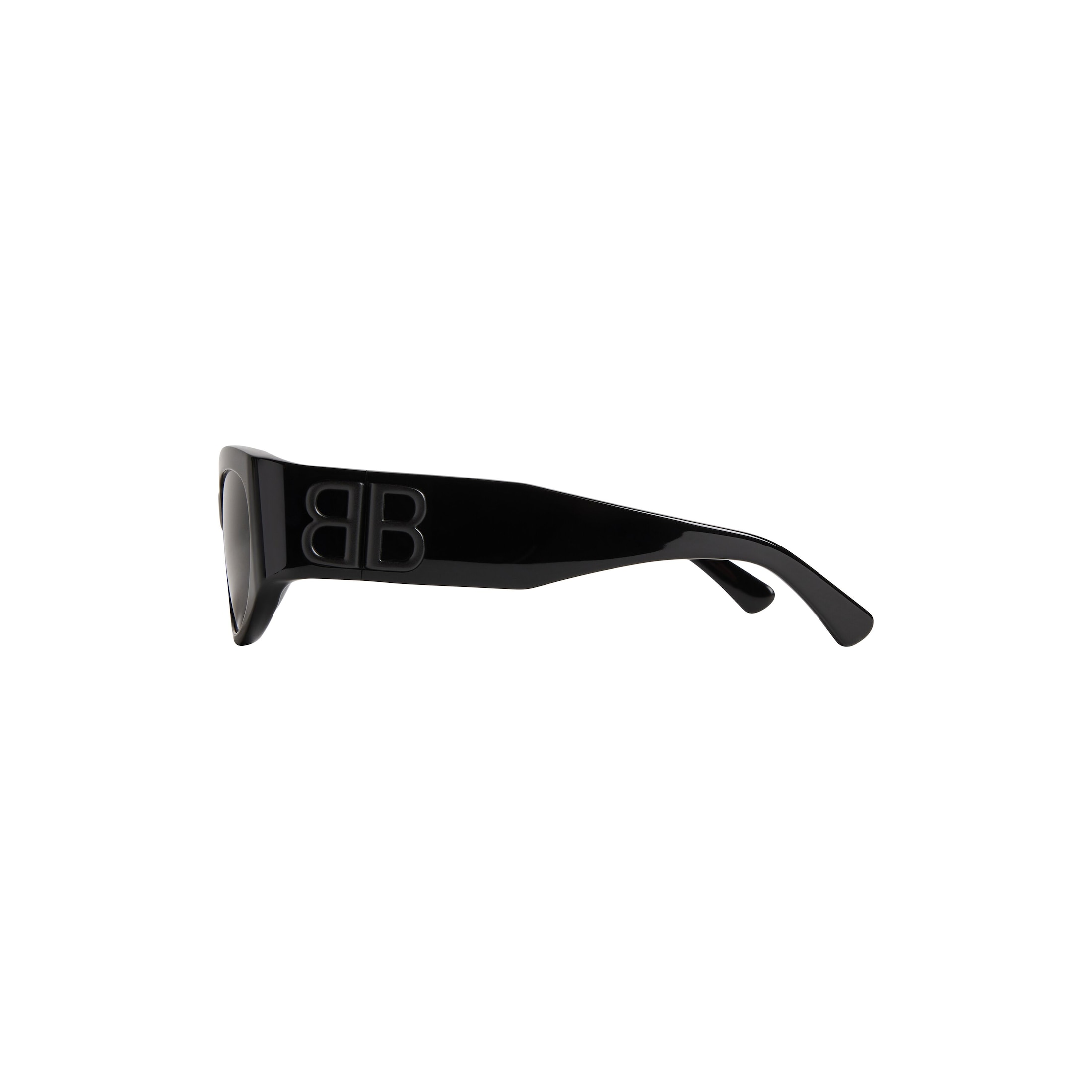Women’s Bossy Round Af Sunglasses in Black - Image 6